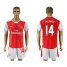 Arsenal #14 Henry Home Soccer Club Jersey