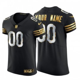 Chicago Bears Custom Mens Nike Black Edition Vapor Untouchable Elite NFL Jersey