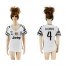 Womens Juventus #4 Caceres Sec Away Soccer Club Jersey