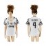 Womens Juventus #4 Caceres Sec Away Soccer Club Jersey