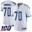 Nike Tennessee Titans #70 Ty Sambrailo White Youth Stitched NFL 100th Season Vapor Untouchable Limited Jersey