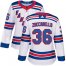 Adidas New York Rangers #36 Mats Zuccarello White Road Authentic Womens Stitched NHL Jersey