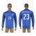 Italy #23 Quagliarella Blue Home Long Sleeves Soccer Country Jersey