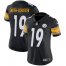 Nike Pittsburgh Steelers #19 JuJu Smith-Schuster Black Team Color Womens Stitched NFL Vapor Untouchable Limited Jersey