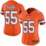 Nike Denver Broncos #55 Bradley Chubb Orange Womens Stitched NFL Limited Rush Jersey