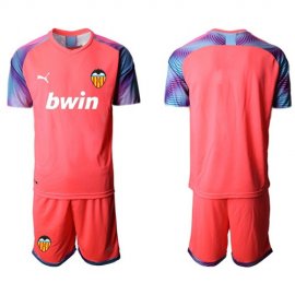 Valencia Blank Red Goalkeeper Long Sleeves Soccer Club Jersey