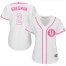Houston Astros #2 Alex Bregman White/Pink Fashion Womens Stitched MLB Jersey