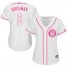 Houston Astros #2 Alex Bregman White/Pink Fashion Womens Stitched MLB Jersey