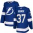 Adidas Tampa Bay Lightning #37 Yanni Gourde Blue Home Authentic Stitched Youth NHL Jersey