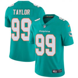 Nike Miami Dolphins #99 Jason Taylor Aqua Green Team Color Mens Stitched NFL Vapor Untouchable Limited Jersey