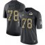 Nike Tampa Bay Buccaneers #78 Tristan Wirfs Black Mens Super Bowl LV Bound Stitched NFL Limited 2016 Salute to Service Jersey