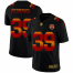 Pittsburgh Steelers #39 Minkah Fitzpatrick Mens Black Nike Red Orange Stripe Vapor Limited NFL Jersey