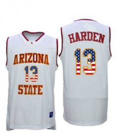 Arizona State Sun Devils #13 James Harden 13 White College Basketball Jersey