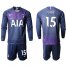 Tottenham Hotspur #15 Dier Away Long Sleeves Soccer Club Jersey