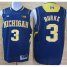 Michigan Wolverines 3 Trey Burke Big 10 Patch Blue NCAA Basketball Jerseys