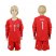 Germany #1 Neuer Red Goalkeeper Long Sleeves Kid Soccer Country Jersey