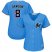 Miami Marlins #8 Andre Dawson Blue Alternate Womens Stitched MLB Jersey