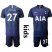 Tottenham Hotspur #27 Lukaks Away Kid Soccer Club Jersey