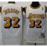 Los Angeles Lakers 32 Johnson White Throwback NBA Jerseys Cheap
