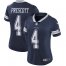 Nike Dallas Cowboys #4 Dak Prescott Navy Blue Team Color Womens Stitched NFL Vapor Untouchable Limited Jersey