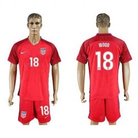 USA #18 Wood Away Soccer Country Jersey