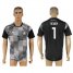 Germany #1 Neuer Black Soccer Country Jersey
