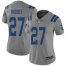 Nike Indianapolis Colts #27 Xavier Rhodes Gray Womens Stitched NFL Limited Inverted Legend Jersey