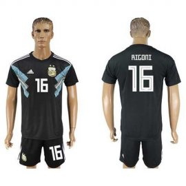 Argentina #16 Rigoni Away Soccer Country Jersey