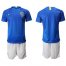 Brazil Blank Blue Soccer Country Jersey