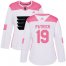 Adidas Philadelphia Flyers #19 Nolan Patrick White/Pink Authentic Fashion Womens Stitched NHL Jersey