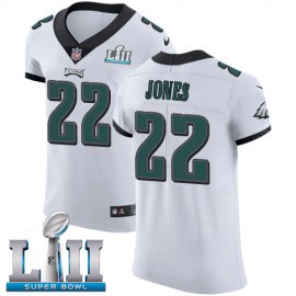 Nike Philadelphia Eagles #22 Sidney Jones White Super Bowl LII Mens Stitched NFL Vapor Untouchable Elite Jersey