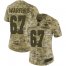Nike New Orleans Saints #67 Larry Warford Camo Womens Stitched NFL Limited 2018 Salute to Service Jersey