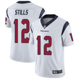 Nike Houston Texans #12 Kenny Stills White Mens Stitched NFL Vapor Untouchable Limited Jersey