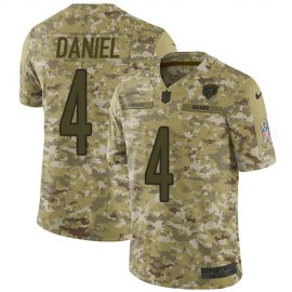 Nike Chicago Bears #4 Chase Daniel Camo Mens Stitched NFL Limited 2018 Salute To Service Jersey