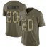 Nike Minnesota Vikings #20 Jeff Gladney Olive/Camo Mens Stitched NFL Limited 2017 Salute To Service Jersey