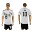 Germany #10 Ozil White Home Soccer Country Jersey