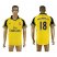 Arsenal #18 Monreal Away Soccer Club Jersey