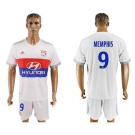 Lyon #9 Memphis Home Soccer Club Jersey