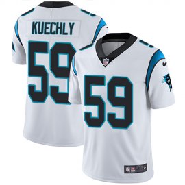 Nike Carolina Panthers #59 Luke Kuechly White Mens Stitched NFL Vapor Untouchable Limited Jersey