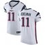Nike New England Patriots #11 Julian Edelman White Mens Stitched NFL Vapor Untouchable Elite Jersey