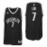 Brooklyn Nets #7 Jeremy LinRoad Black New Swingman Jersey