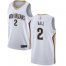 Pelicans #2 Lonzo Ball White Basketball Swingman Association Edition Jersey