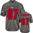 Nike New England Patriots #87 Rob Gronkowski Grey Youth Stitched NFL Elite Vapor Jersey