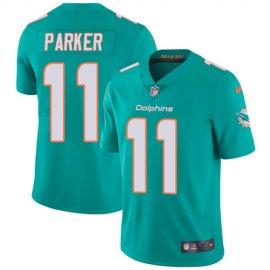Nike Miami Dolphins #11 DeVante Parker Aqua Green Team Color Youth Stitched NFL Vapor Untouchable Limited Jersey