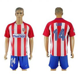 Atletico Madrid #14 Gabi Home Soccer Club Jersey