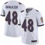 Nike Baltimore Ravens #48 Patrick Onwuasor White Mens Stitched NFL Vapor Untouchable Limited Jersey