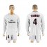 Paris Saint-Germain #4 Stambouli Sec Away Long Sleeves Soccer Club Jersey