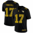 Tennessee Titans #17 Ryan Tannehill Mens Nike Leopard Print Fashion Vapor Limited NFL Jersey Black