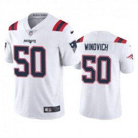 New England New England Patriots #50 Chase Winovich Mens Nike White 2020 Vapor Limited Jersey