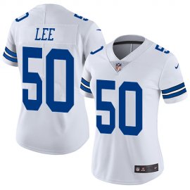 Nike Dallas Cowboys #50 Sean Lee White Womens Stitched NFL Vapor Untouchable Limited Jersey